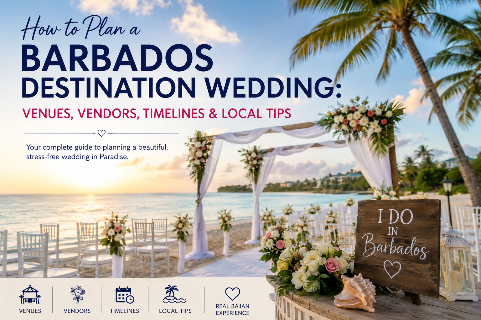 How to Plan a Barbados Destination Wedding: Venues, Vendors, Timelines & Local Tips
